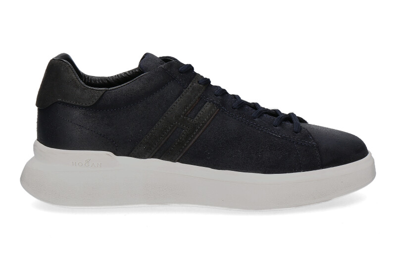 Hogan sneaker H580 ALLACCIATO H SLASH DARK BLUE