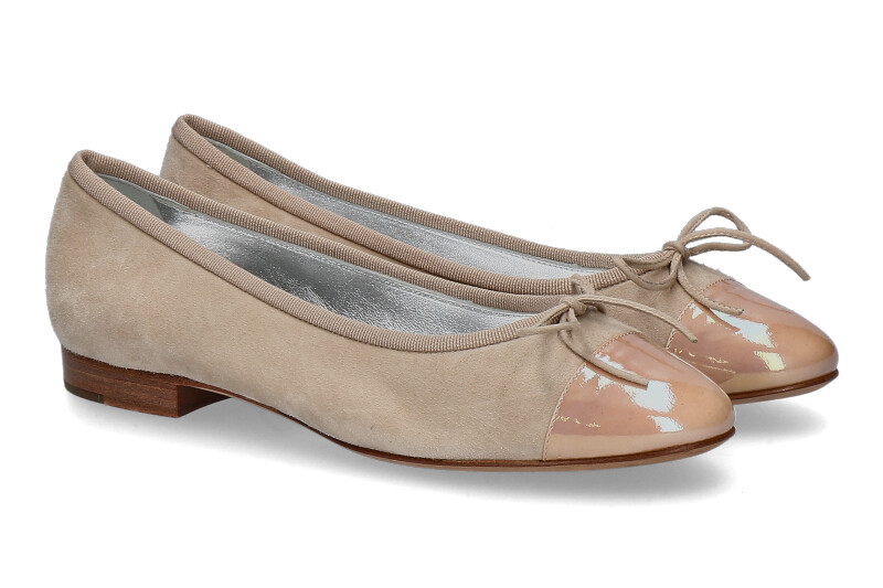 Unützer ballerina CAMOSCIO BEIGE / PET. LIGHT PINK