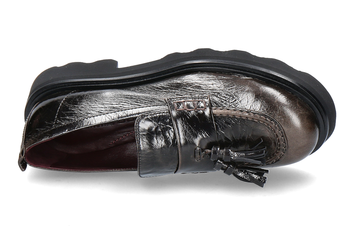 Pomme d Or Loafer NICKY NAPLAK PULL UP- coffee_242300210_4