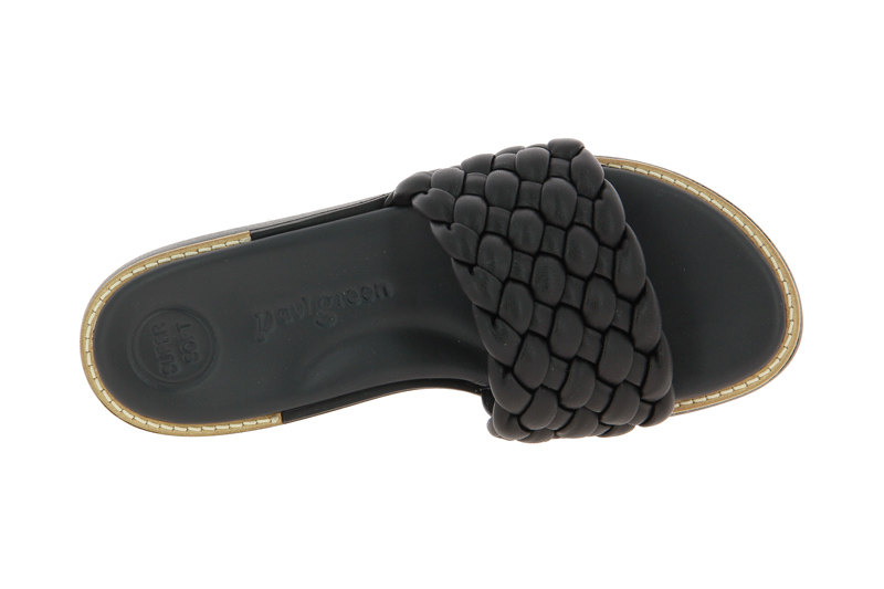 Paul Green mules SOFTBRAID BLACK