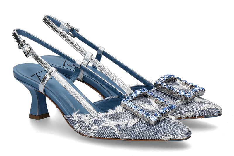 Roberto Festa Slingpumps STEFI Gwynet luxor silver