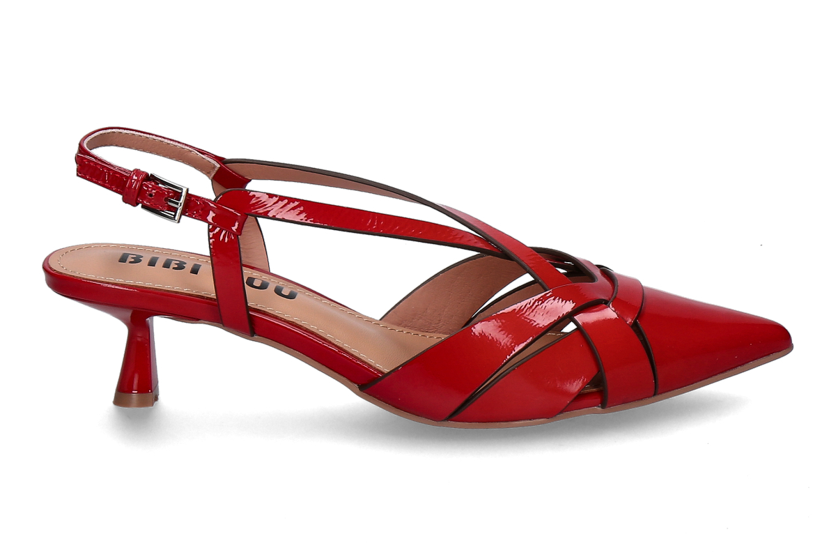 Bibi Lou slingback pumps NOLIA- red