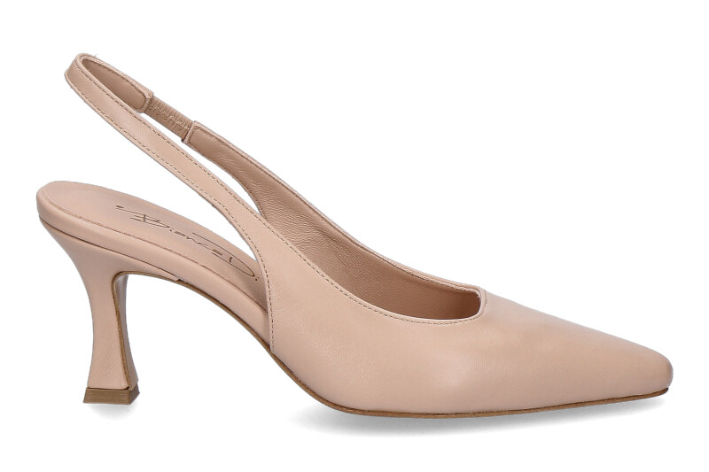 Bianca Di sling pumps NAPPA NUDE CUOIO