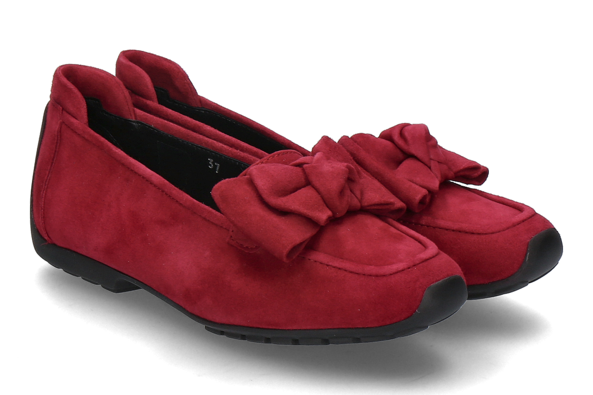 Mania slip-on CAMOSCIO- bordeaux red
