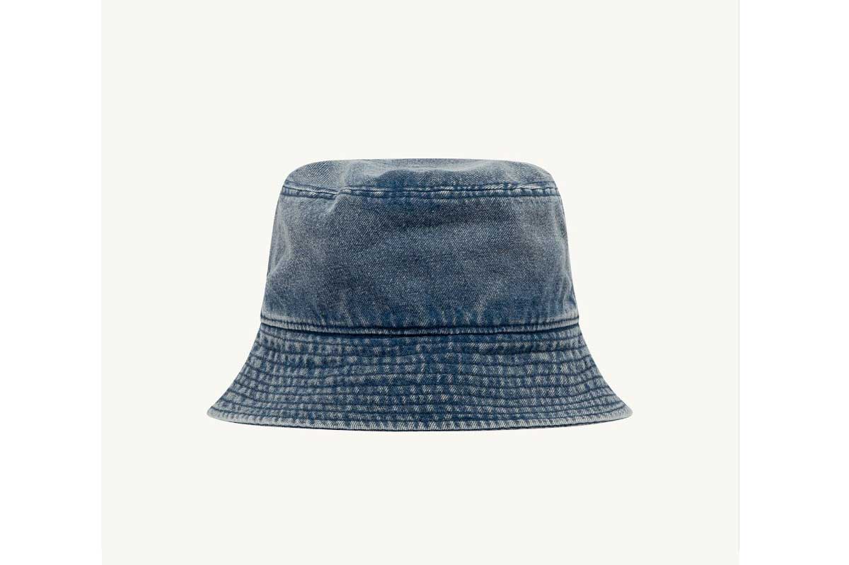 Autry unisex- bucket hat LOGO- jeans blue