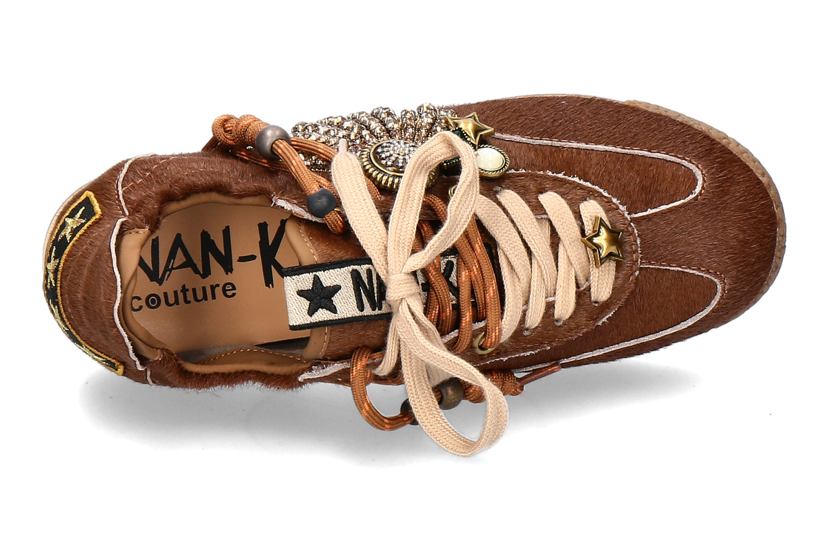 Nan-Ku Couture Damen- Sneaker GDX01 Pony- camel_232300120_5