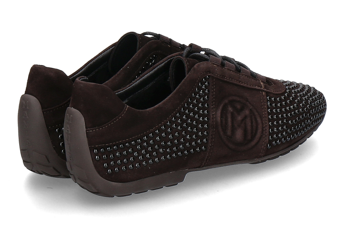 Mania Sneaker gefüttert CAMOSCIO DOTS- moro_242900415_2