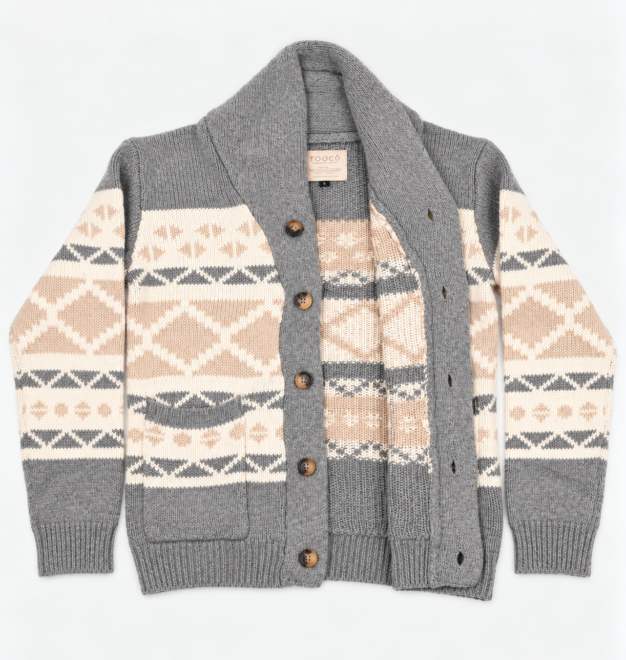 Tooco Unisex- cardigan EVEREST UXMAL- blue