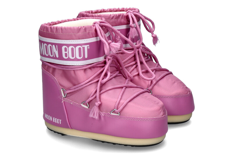 Moon Boot snow boots ICON LOW NYLON PINK
