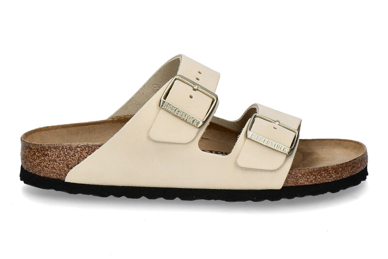 Birkenstock mules ARIZONA SCHMAL NUBUK- ecru