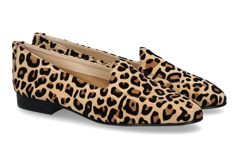 ScarpaRossa slipper BENITO LEOPARDINO BEIGE NERO