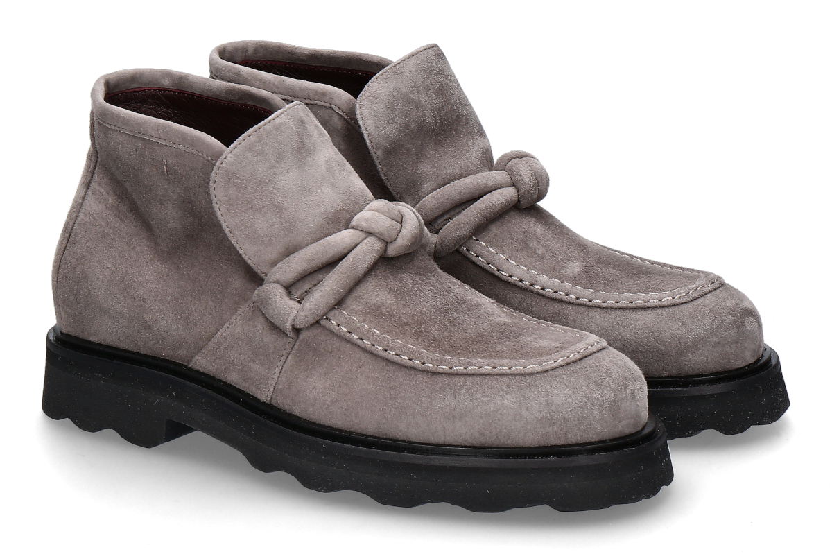 Pomme d'Or Loafer NICKY CAMOSCIO Gomma- grau