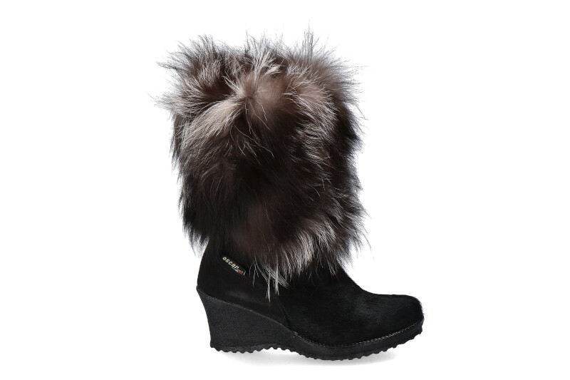 Oscar Sport fur boots ANGELICA NERO ARGENTO