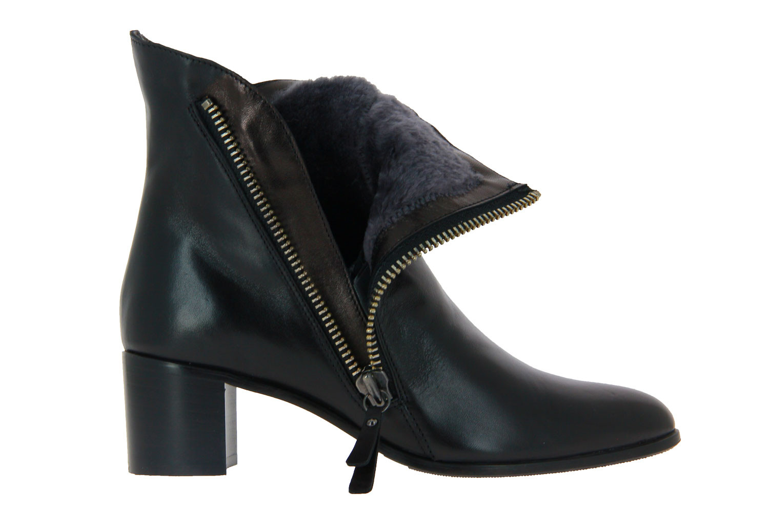 Blubella ankle boots lined NAPPA NERA