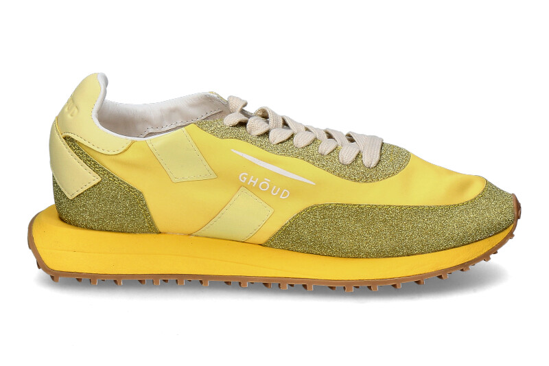 Ghoud women's sneaker STAR_C SOLID/GLITTER- lemonzest/gelb 