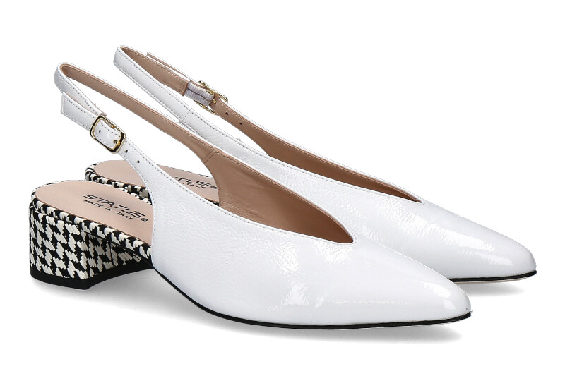 Status Slingpump VERNICE FINISH BIANCO