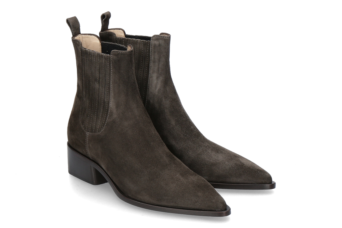 Pomme d'Or chelsea boot ELYSE REVERSE- dusty brown
