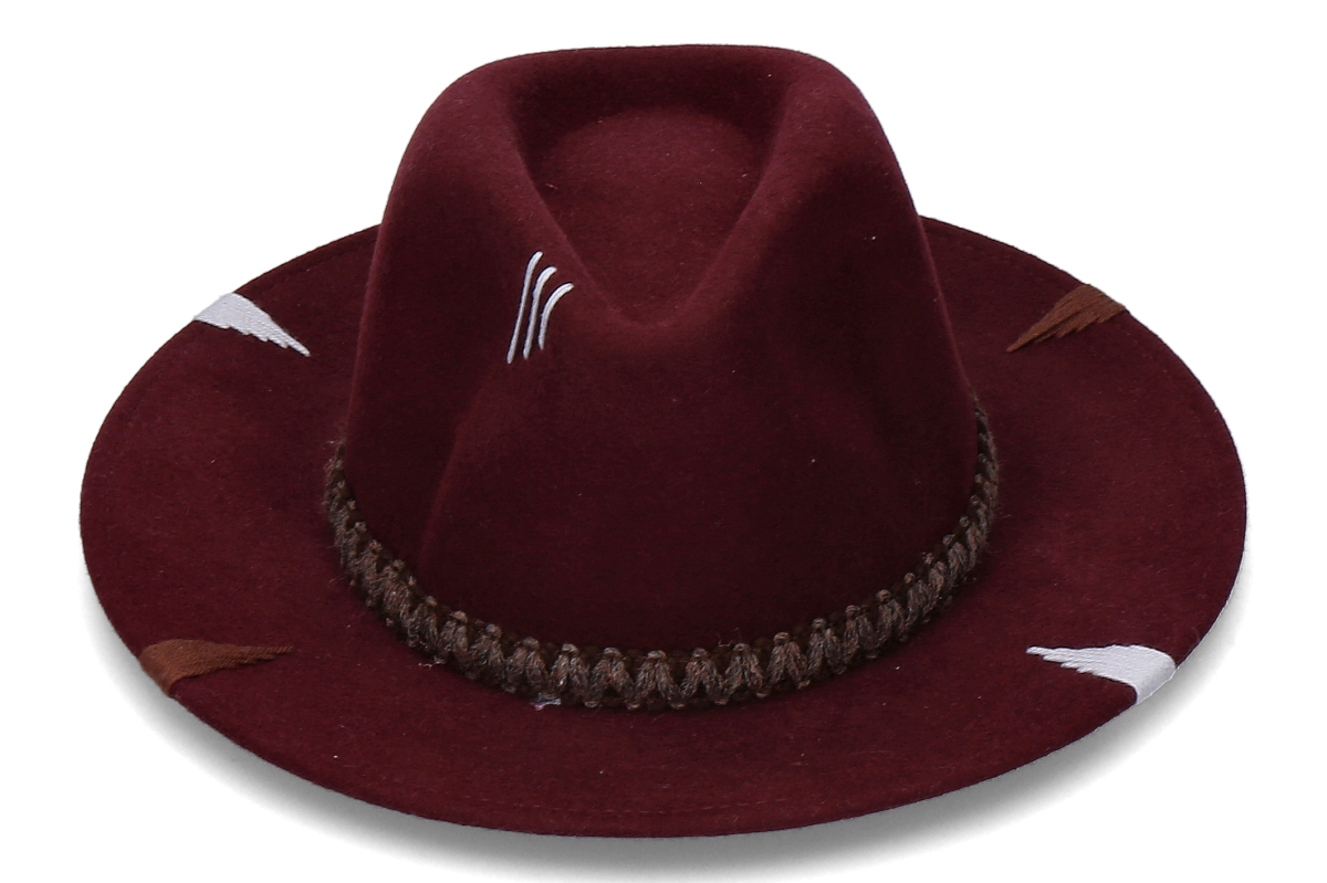 The Hat Gang straw hat MADAGASCAR- marrone/ dark brown