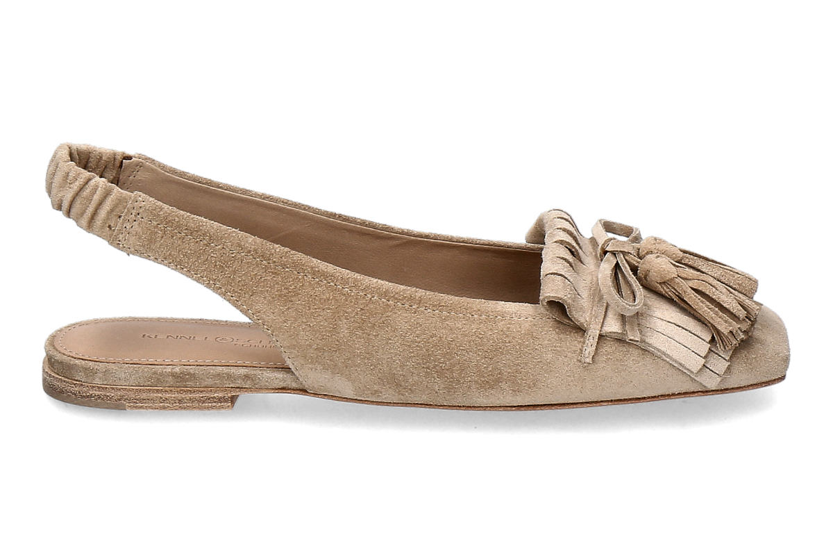 Kennel & Schmenger Slingballerina LEILA SUEDE- nuts/ hellbraun