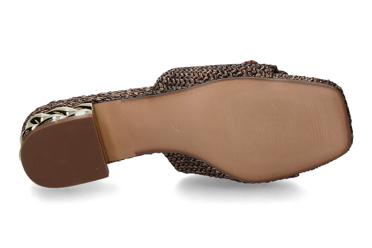 Exé Pantolette KATY-401- raffia brown_281300101_4