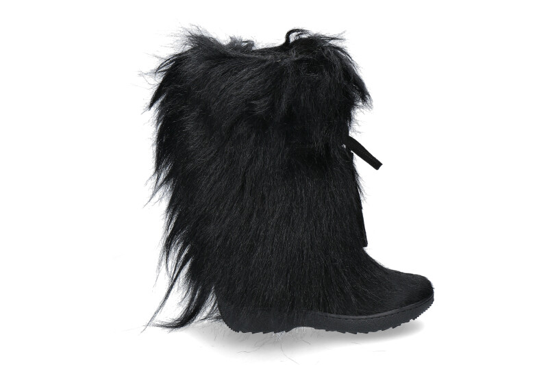 Oscar Sport fur boots SCARLET NERO