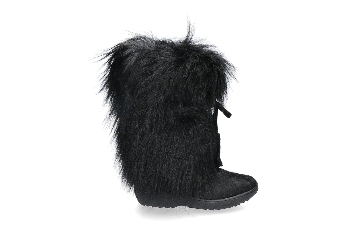 Oscar Sport fur boots SCARLET NERO