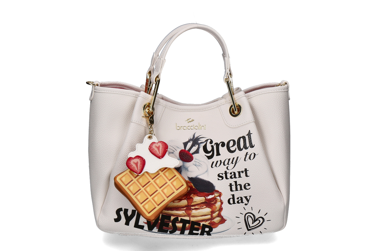 Braccialini handbag AMY SYLVESTER- white/ white
