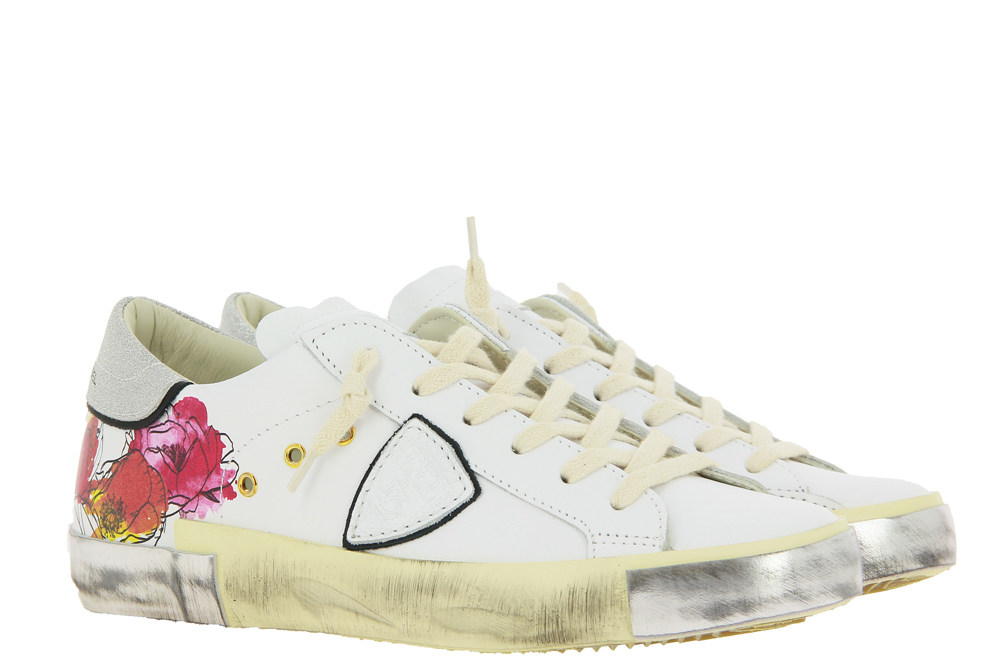 Philippe Model sneaker FLEURS BLANC