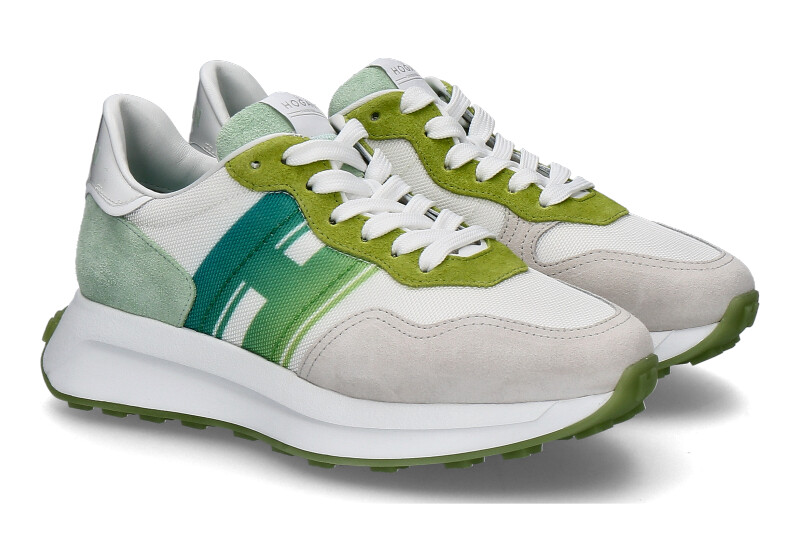 Hogan sneaker H641 GREEN WHITE