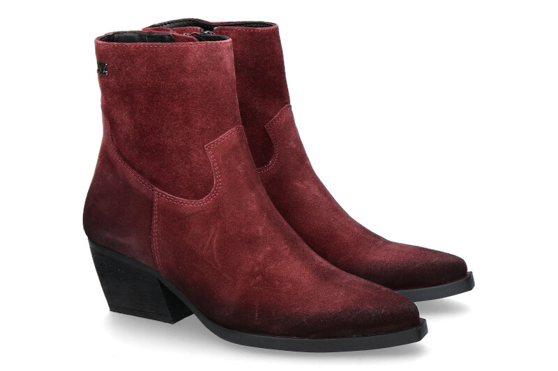 Lazamani Western ankle boots 85.632 BORDO- weinrot