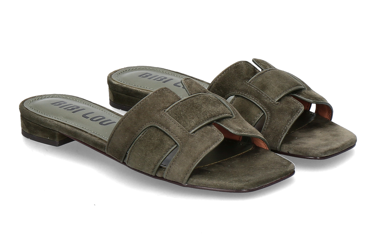 Bibi Lou mules HOLLY- khaki/ green