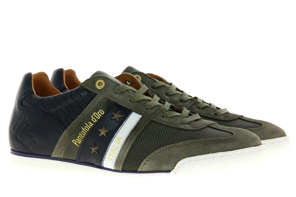 Pantofola d´Oro sneaker IMOLA CROCCO UOMO LOW OLIVE