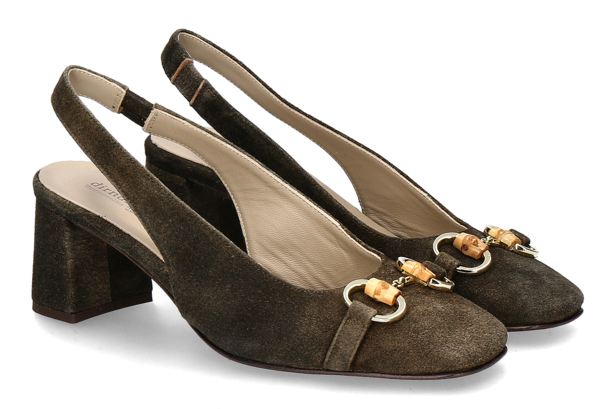 dirndl + bua slingback pumps ANTIKBOCK- akazie/ brown