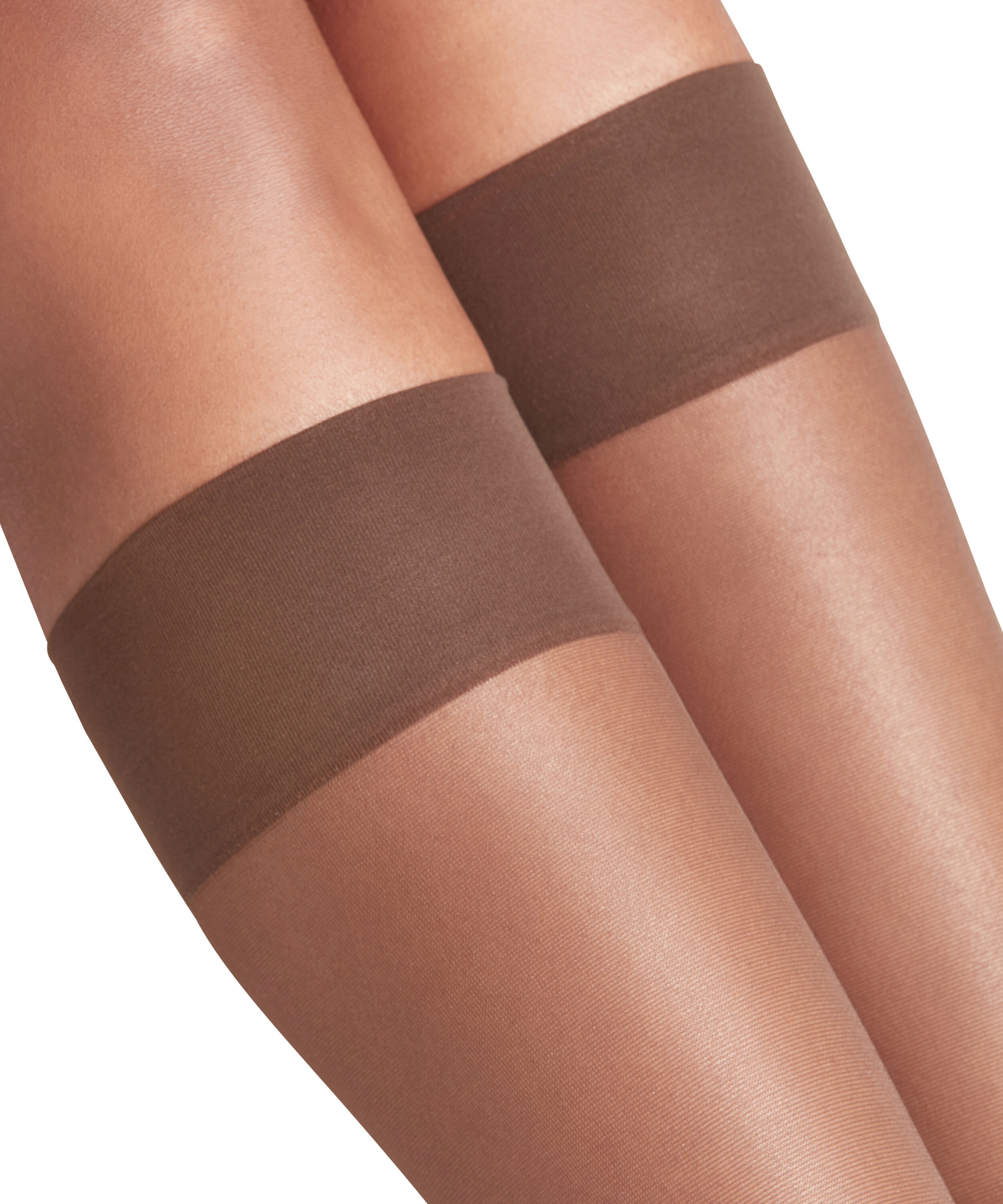 FALKE silk smooth 15 DEN ladies knee socks COFFEE