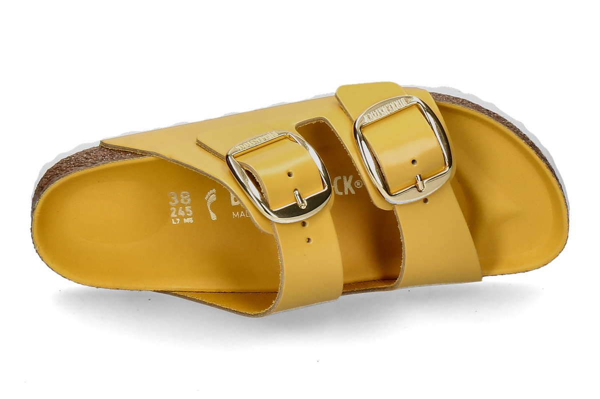 Birkenstock Pantolette ARIZONA SCHMAL BIG BUCKLE- high shine ochre_274600006_4