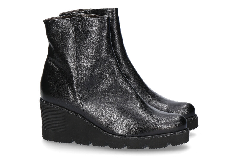 Brunate wedge ankle boots lined NEON SMART NERO