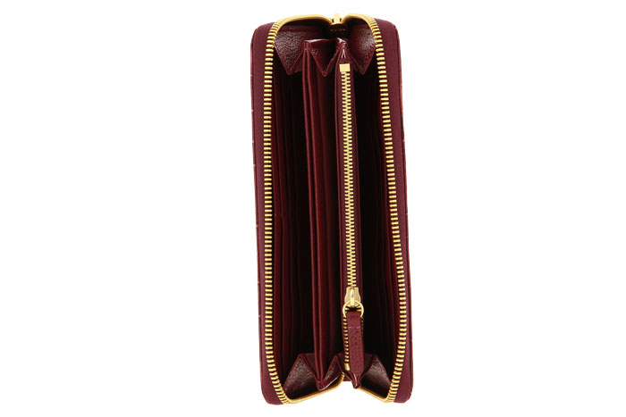 Coccinelle purse METALLIC CROCO BORDO