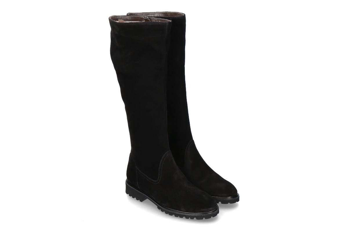 Brunate ankle boots TANK CAMOSCIO STRETCH - nero