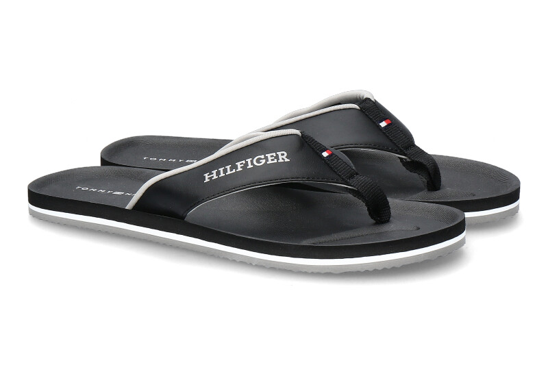 Tommy Hilfiger Zehentrenner BEACH SANDAL black