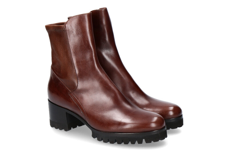 Truman's ankle boots COGNAC STRETCH VITELLO