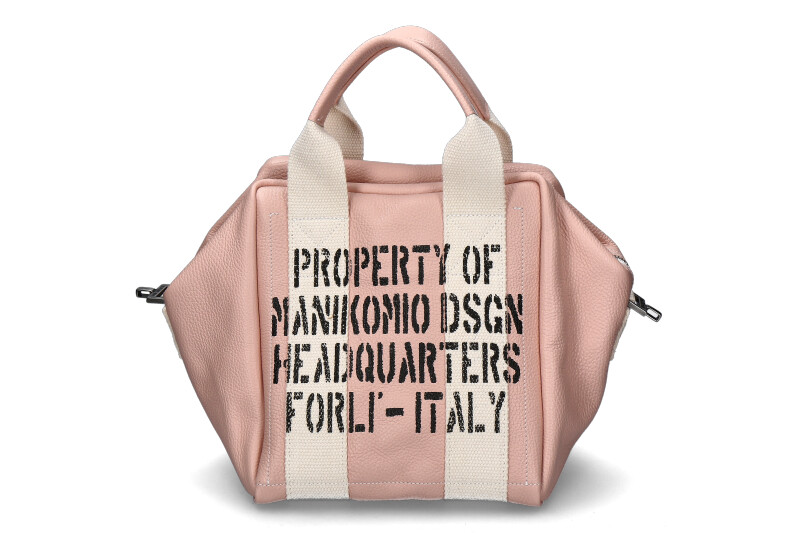 Manikomio Design bag ICON 24 LEATHER- rosa