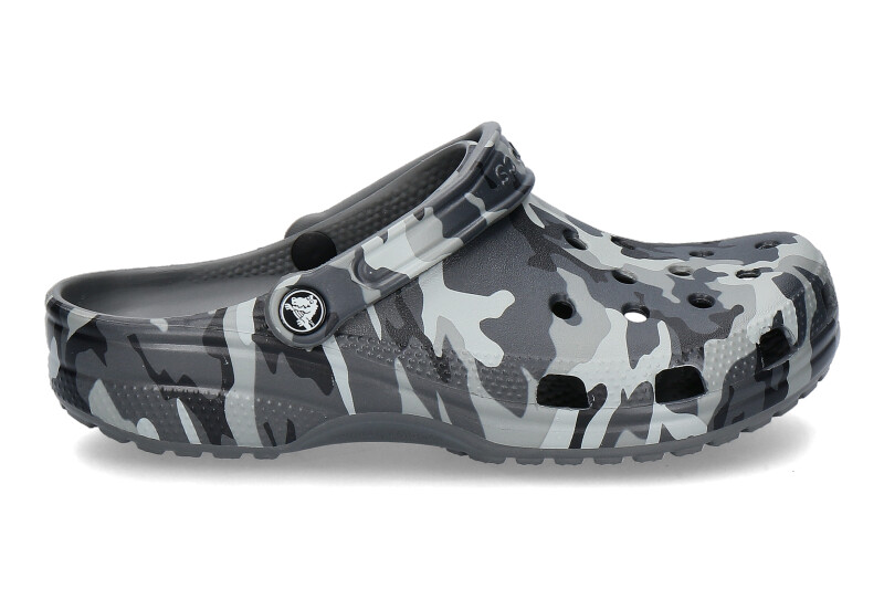 Crocs mules CLASSIC PRINTED CAMO CLOG- slate grey