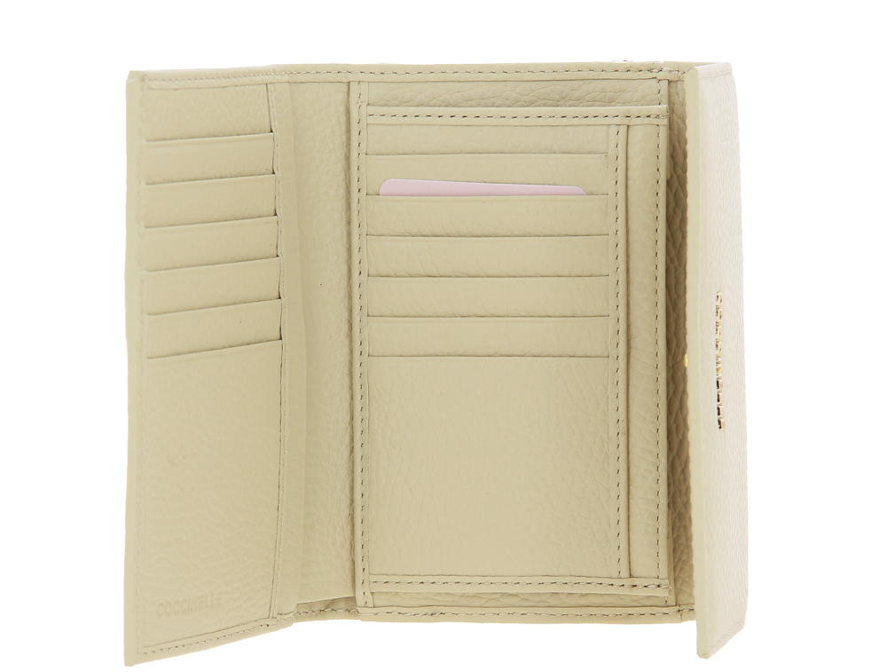 Coccinelle wallet GRAIN LEATHER METALLIC SOFT SILK Coccinelle wallet GRAIN LEATHER METALLIC SOFT SILK