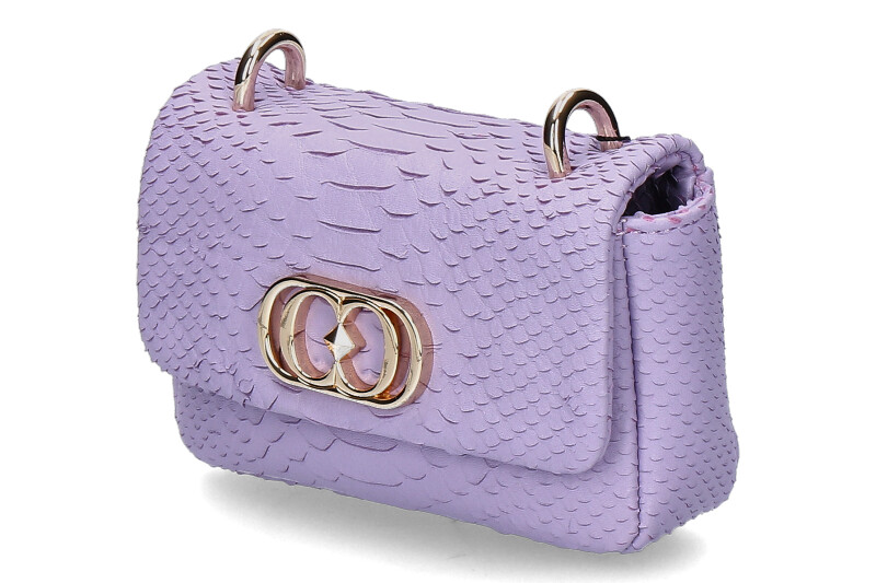 La Carrie shoulder bag MINI PYTON LILLA