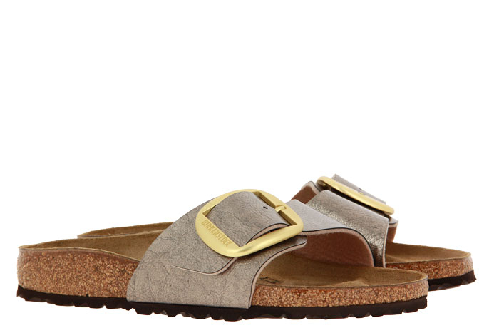Birkenstock mules SCHMAL MADRID BIG BUCKLE GRACEFUL TAUPE