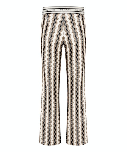 Cambio trousers FRANCIS black italian zig zag