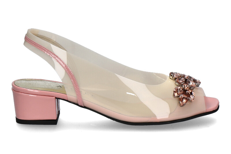 Azuree Cannes sandals MARCEL Lack rosa