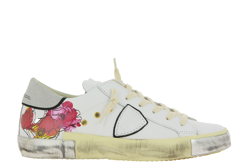 Philippe Model sneaker FLEURS BLANC