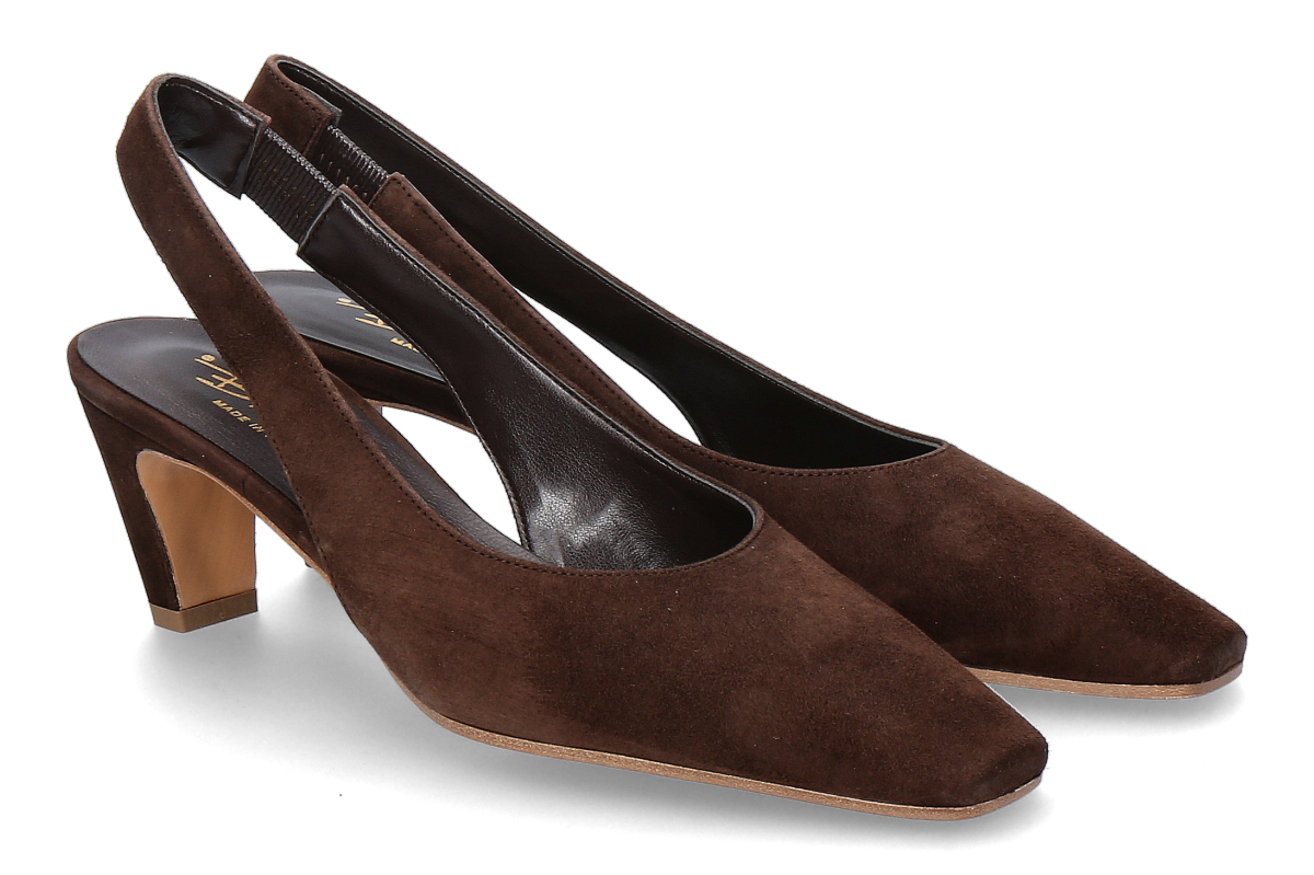Bianca Di Slingpumps 471 CAMOSCIO- td moro/ dunkelbraun