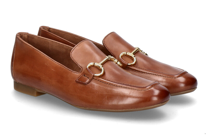 Paul Green Loafer STAR CALF- cognac